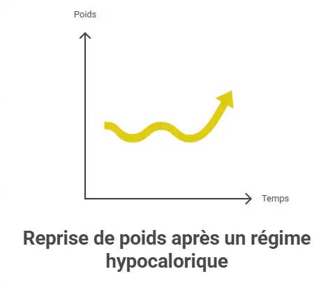 L'absurdité des régimes hypocaloriques 3 Reprise poids