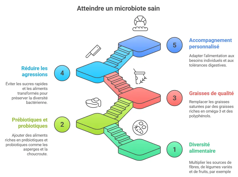 Le rôle du microbiote intestinal dans la prise de poids et l’inflammation 2 Microbiote intestinal 1