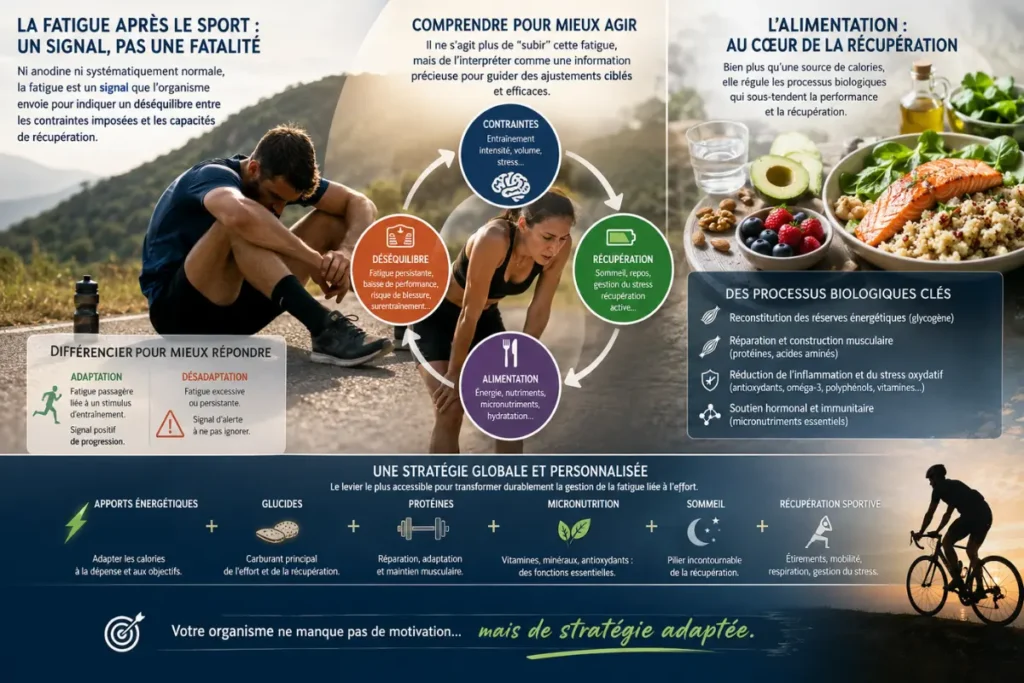 Fatigue après le sport, pourquoi ? 6 Fatigue sport alimentation